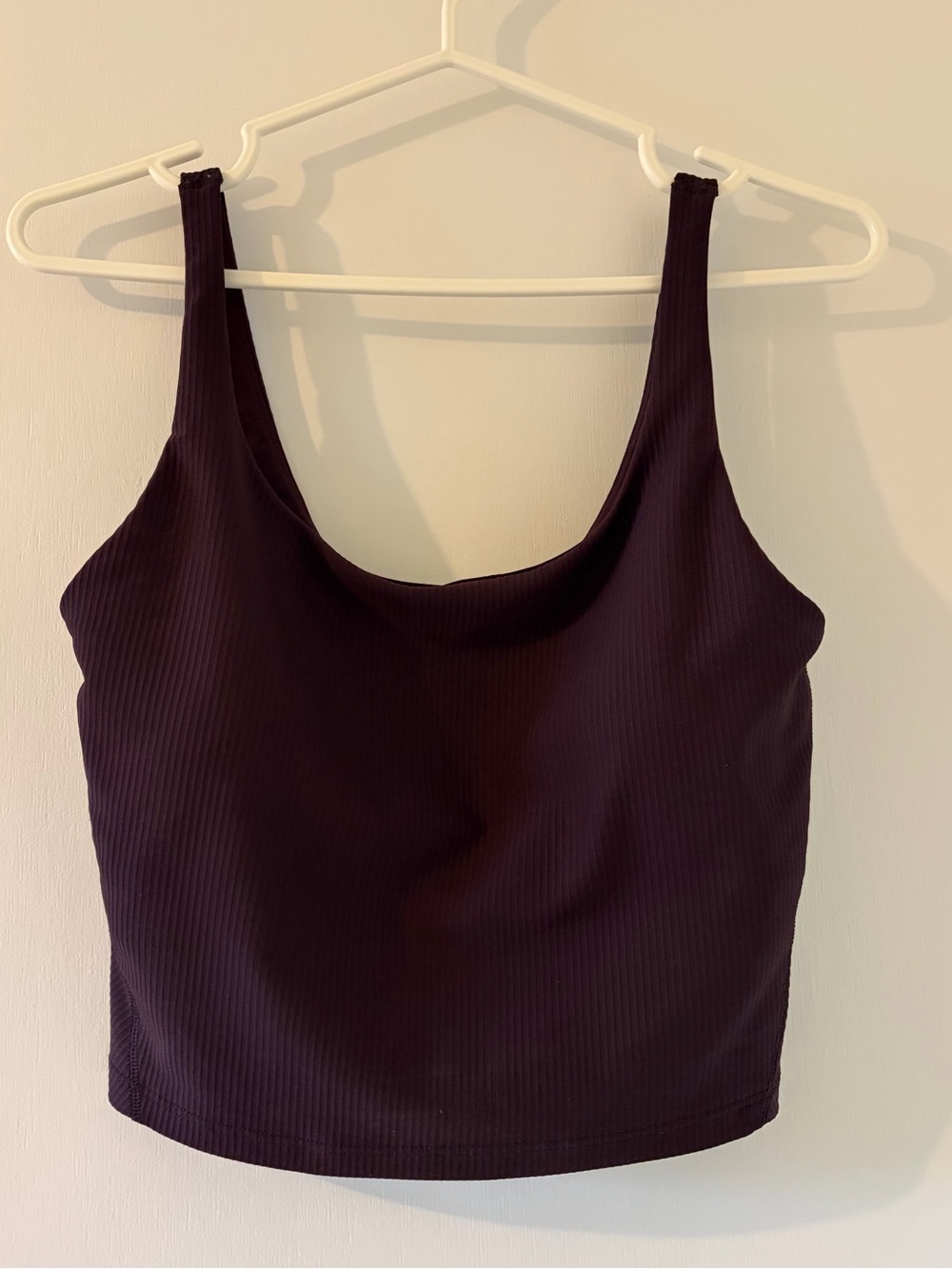 Old Navy Active Power Soft Ribbed Scoop Tank - Plum